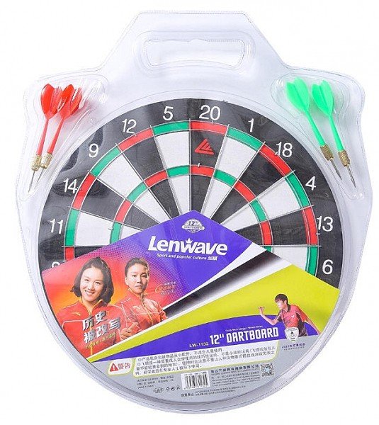 לוח קליעה למטרה 12 אינץ עם חיצים LENWAVE