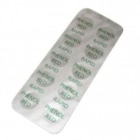 10 כדורי PHENOL RED לבדיקת חומציות PH במים PACIFIX