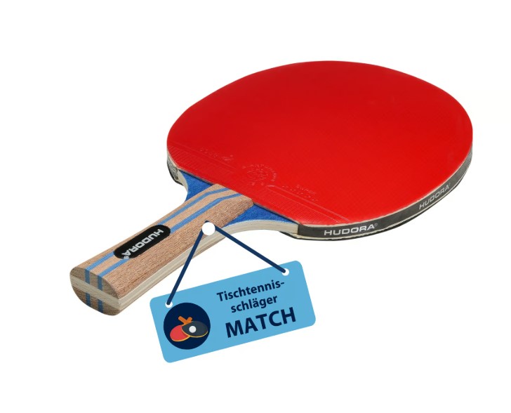 מחבט טניס שולחן מקצועי 2 כוכבים HUDORA MATCH גרמניה