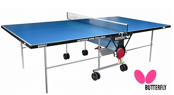 שולחן טניס חוץ בטרפליי Butterfly Outdoor Home Rollaway