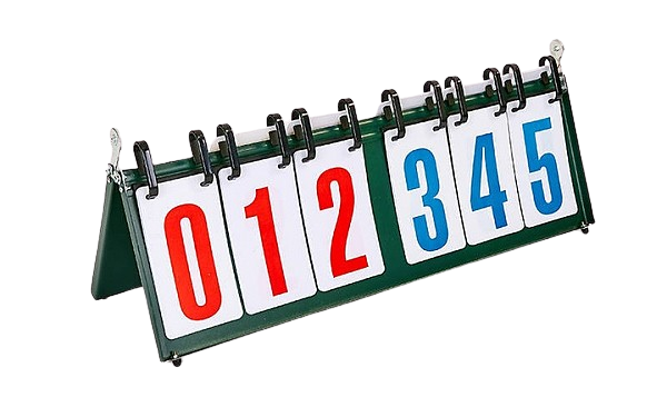 לוח תוצאות ידני שולחני 6 ספרות מתכת ScoreBoard HUIJUN 