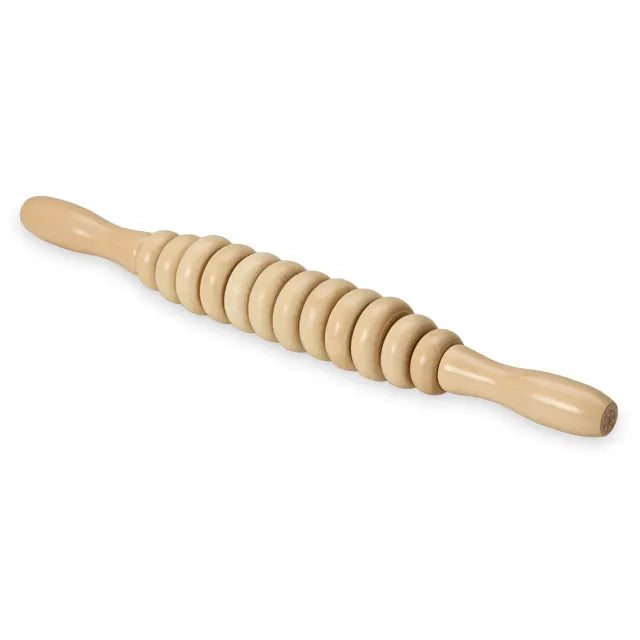 מוט עיסוי מעץ RELAX MASSAGE ROLLER - NATURAL