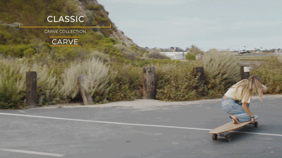 סקייטבורד המבורד "74 Hamboards Classic Natural Bamboo דגם FS-6014
