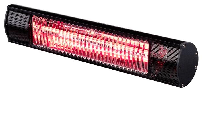 תנור אינפרא אדום | דגם ZEUS GOLD 2000W | שחור מט