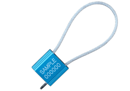 סוגר ביטחון אלומיניום 25X27 mm CABLE SEAL כמות 500 יח’