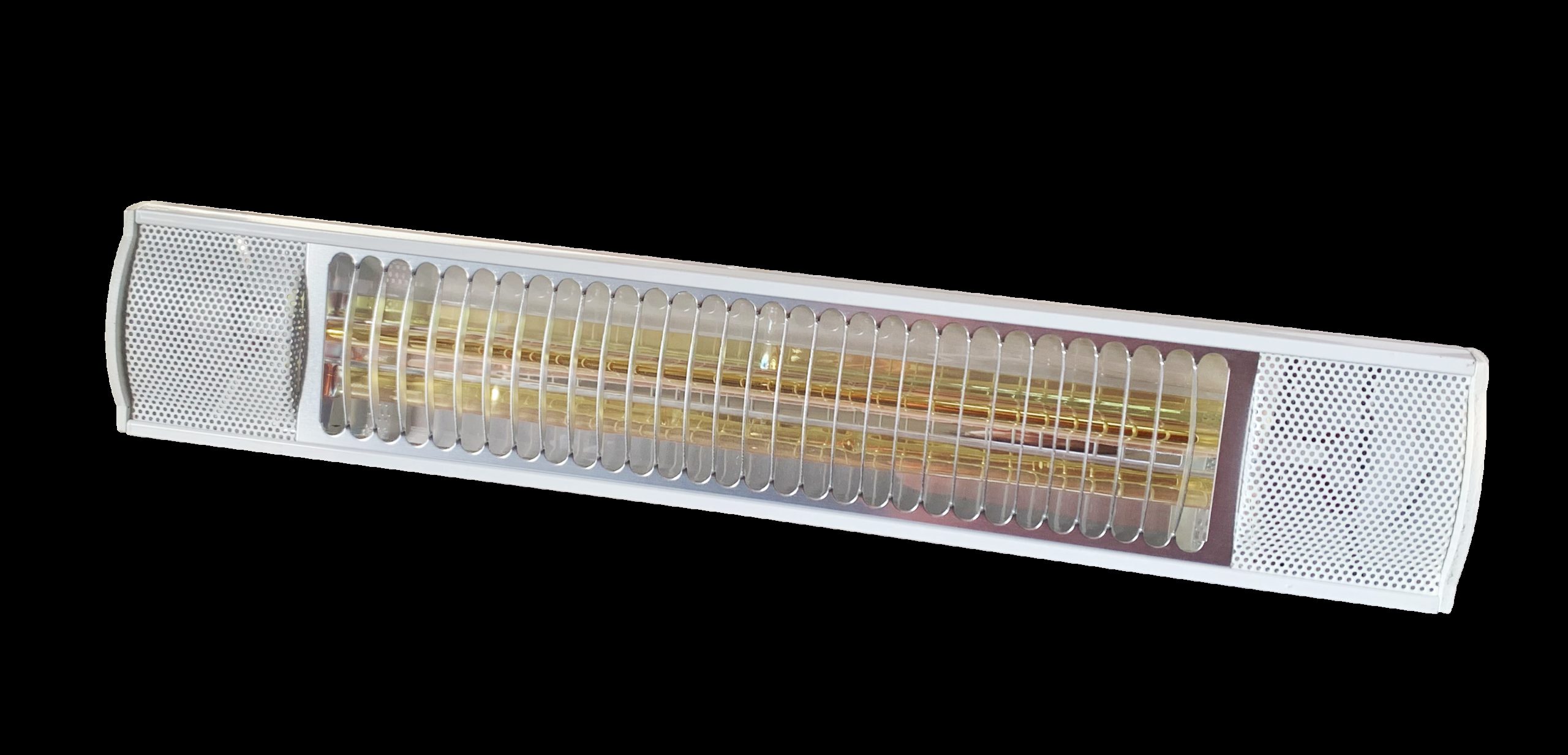 תנור אינפרא אדום אור צהוב נגד סנוור | דגם ZEUS GOLD 2000W | לבן מט