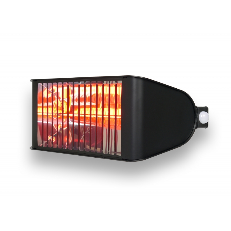 תנור אינפרא אדום + שלט | דגם BOSTON premium 2000W | שחור מט
