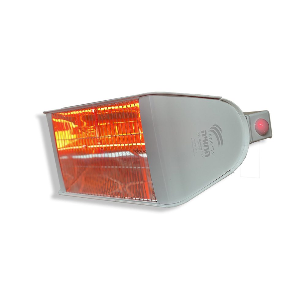 תנור אינפרא אדום + שלט | דגם BOSTON premium 2500W | לבן מט