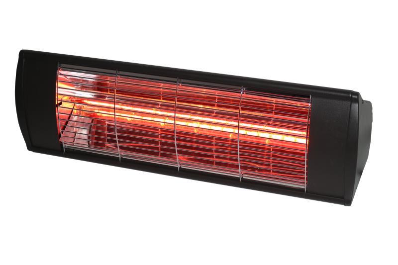 תנור אינפרא אדום | דגם TITAN WIDE 2000W | שחור מט