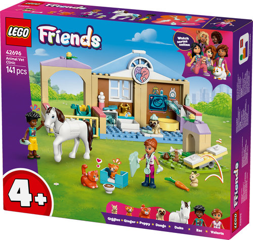 LEGO לגו חברות - מרפאת חיות 42696 דגם 60042696