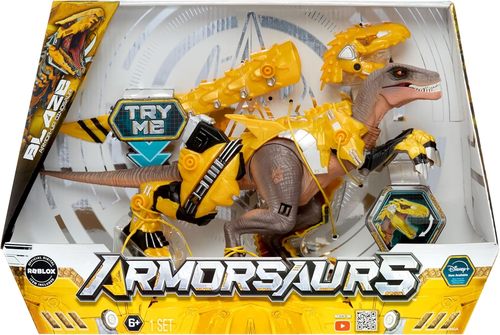 דינוזאור Armorsaurs עם שריון : בלייז