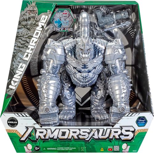 בובת נבל Armorsaurs: קינג כרום