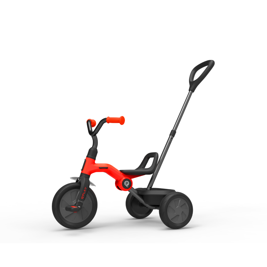 QPlay תלת אופן ANT PLUS מתקפל עם ידית הורה דגם QP-ANT-PLUS